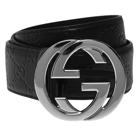 black gucci belt interlocking g|gucci interlocked embossed belt.